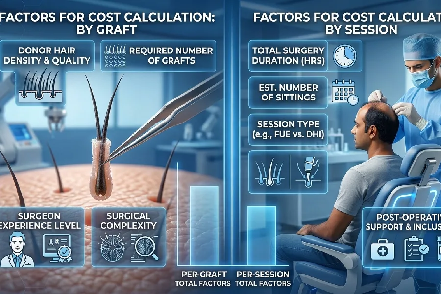 Hair Transplant Price Comparison: Per Graft vs Per Session Costs